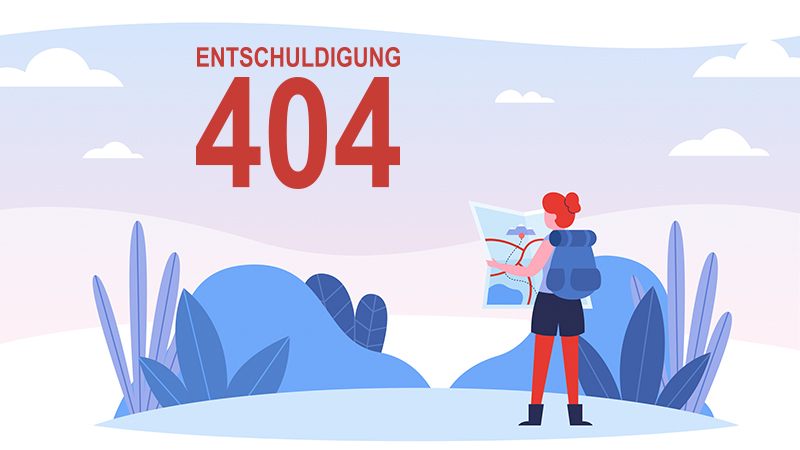 Fehlergrafik für 404-Fehler